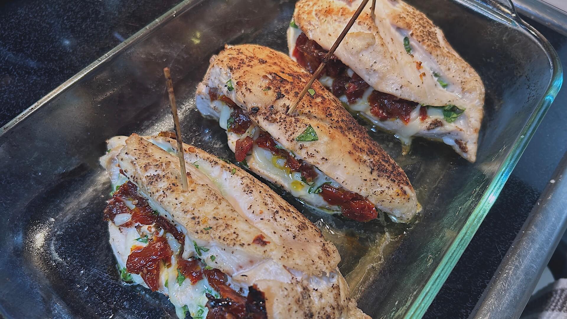 Featured image for “Stuffed Florentine Chicken Breasts”